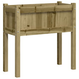 Garden Planter with Legs 70x31x70 cm Impregnated Wood Pine 837562