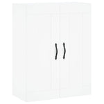 Highboard White 69.5x34x180 cm Engineered Wood 3199841