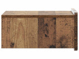Wall-Mounted Bedside Cabinet 2 pcs Old Wood 33 x 34.5 x 24 cm 898272