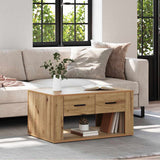 Coffee Table Artisan Oak 80 x 50 x 40 cm Engineered Wood 881130
