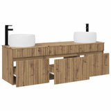 Bathroom Cabinet Set 3 pcs Artisan Oak 49 x 44.5 x 66 cm 3405776