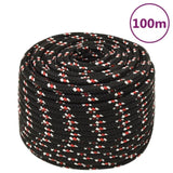 Boat Rope Black 14 mm 100 m Polypropylene 152358