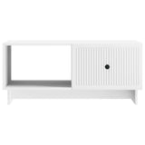 Coffee Table White 90 x 50 x 40 cm Engineered Wood 894035