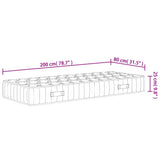 Pocket Spring Mattress Medium Firm 80x200 cm 372825