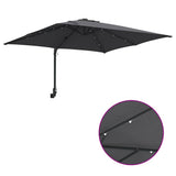 Garden Parasol Anthracite 248.5 x 247.5 x 160 cm 42003253
