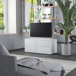 TV Cabinet White 80x34x36 cm Engineered Wood 801850