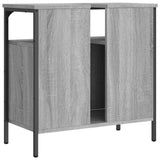 Bathroom Sink Cabinet Grey Sonoma 60x30x60 cm Engineered Wood 842439