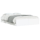 Bed Frame with Drawers without Mattress White 120x200 cm 3207280
