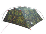 Tunnel Tent Camouflage 4-Person 185T Polyester with PU Coating 42019361