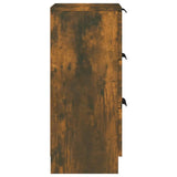 Sideboard Smoked Oak 30x30x70 cm Engineered Wood 817012