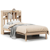 Bookcase Bed without Mattress 90x190 cm Single Solid Wood Pine 3321612