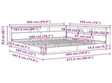 Bookcase Bed Concrete grey 180 x 200 cm Engineered Wood 3335746