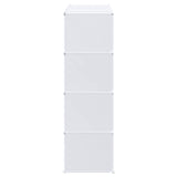 Storage Cube Organiser with 12 Cubes and Hanging Rods PP 4019583