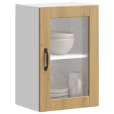 Kitchen Wall Cabinet with Glass Door Porto Artisan Oak 854016