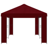 Garden Gazebo 6 x 3 m Burgundy Polyester and Steel 190 3376017