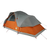 Family Tent Dome 9-Person Orange Waterproof 94565