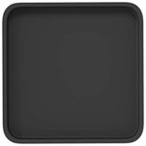 Square Flower Tray 24 pcs Black 36 x 36 x 3 cm Plastic 42020378