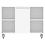 ZNTS 3 Piece Bathroom Furniture Set White Engineered Wood 3190299