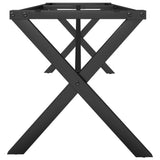 ZNTS Coffee Table Legs X-Frame 140x30x43 cm Cast Iron 357902