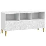 TV Cabinet 102 x 34.5 x 50 cm White Engineered Wood 895135