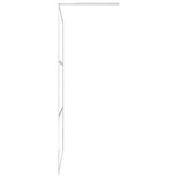 Walk-in Shower Wall with Whole Frosted ESG Glass 140x195 cm 146649
