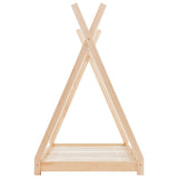 Kids Bed Frame Solid Pine Wood 70x140 cm 283355