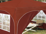 Pop-up Party Tent 290 x 290 x 245 cm Terracotta 42019875