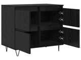 Sideboard Black Oak 60 x 35 x 70 cm 879497