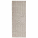 Area Rugs Rectangular GALATI Beige 200 x 80 cm Polyester 42022805