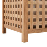 Laundry Bin 39x39x65 cm Solid Walnut Wood 247603