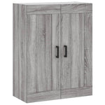 Highboard Grey Sonoma 69.5x34x180 cm Engineered Wood 3199879