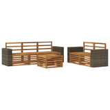 Sofa Sets Solid Acacia Wood 3384035