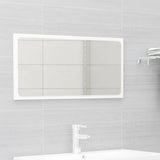 ZNTS Bathroom Furniture Set White Engineered Wood 3071594