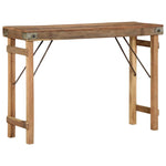 Console Table Brown 110 x 35 x 76 cm Solid Reclaim wood 4019617