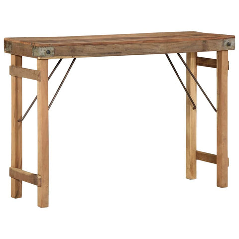 Console Table Brown 110 x 35 x 76 cm Solid Reclaim wood 4019617