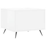 Coffee Tables 2pcs High Gloss White 50x50x40 cm Engineered Wood 829337