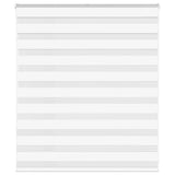 Zebra Blind White 135x100 cm Fabric Width 130.9 cm Polyester 4014736