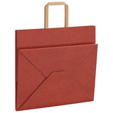 Paper Bags 250 pcs with Handles Red 32x22x28 cm 4101988