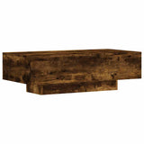 Coffee Table Smoked Oak 100x49.5x31 cm Engineered Wood 833893