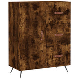 Highboard Smoked Oak 69.5x34x180 cm Engineered Wood 3198446