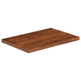 Table Top 80x60x2.5 cm Rectangular Solid Wood Reclaimed 371197