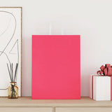 Paper Bags 250 pcs with Handles Pink 32x12x42 cm 4101900