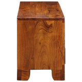 TV Cabinet Multicolour 110x30x40 Solid Wood Acacia 4016502