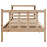 Bed Frame without Mattress 90x200 cm Solid Wood Pine 3305755