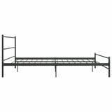 Bed Frame Grey Metal Super King Tough Bed Frame Rectangular 284684