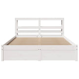 Bed Frame with Headboard without Mattress White 120x200 cm 3305994