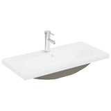 Sink Cabinet with Built-in Basin and Faucet Old Wood 3328933