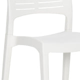Garden Chairs 2 pcs White Polypropylene 317729