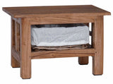 Side Table Brown 38 x 28 x 35 cm Solid Mahogany wood 42012405