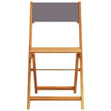 Bistro Chair Set of 2 Anthracite 367682